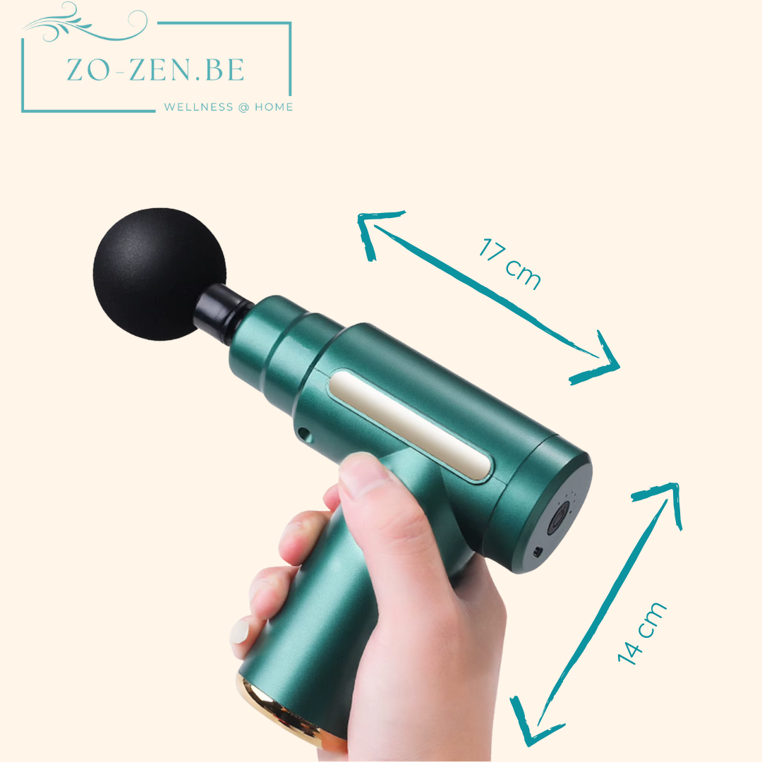 PowerZen™ Massagepistool – Compacte kracht tegen spierpijn