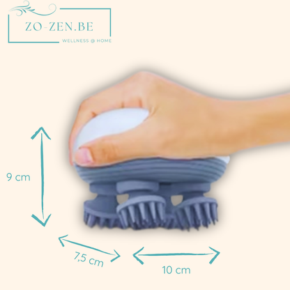 MindFlow™ Elektrische Hoofdmassager – Ontspan, verlicht & herlaad in minuten