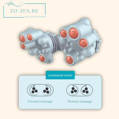 CozyKnead™ Warmte- en massagekussen – Diepe kneedmassage voor alle lichaamsdelen