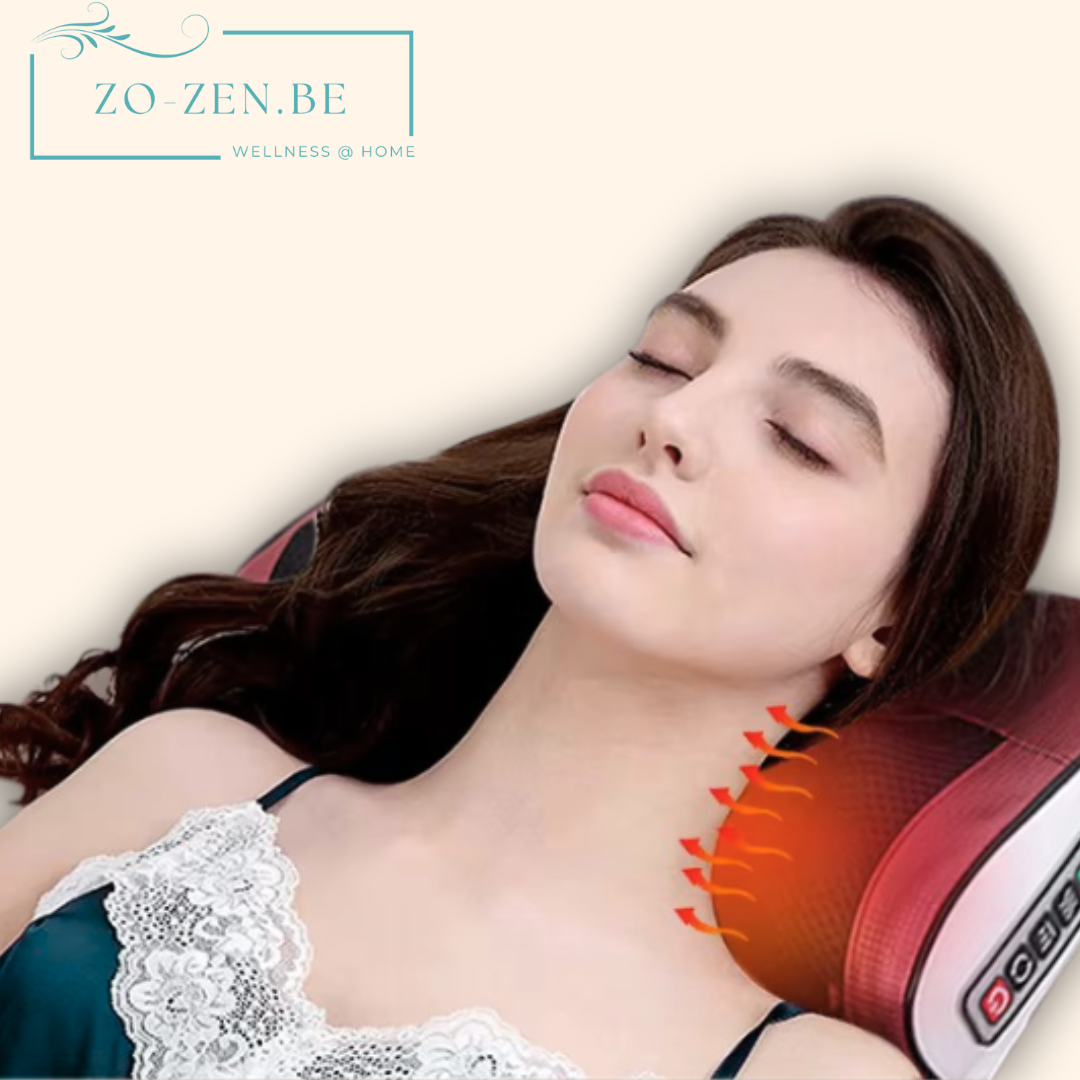 CozyKnead™ Warmte- en massagekussen – Diepe kneedmassage voor alle lichaamsdelen