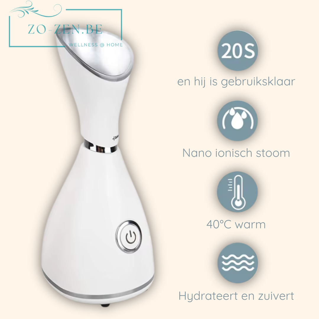Aeria™ – Warme Gezichtsstomer voor Thuiswellness